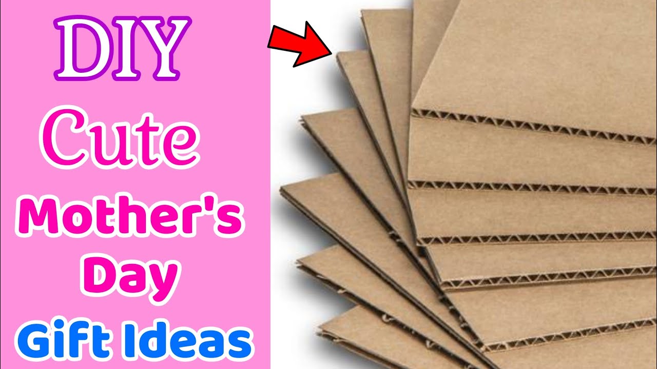 🍟 DIY gift box in the shape of French fries, cardboard, gift idea for  Mother's Day, Father's Day 