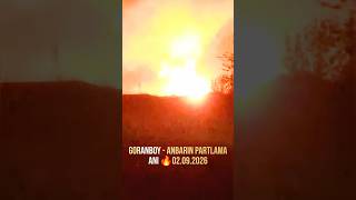 Goranboy Anbarın Partlama Anı Ölgətv