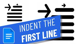 How to indent first line in google docs