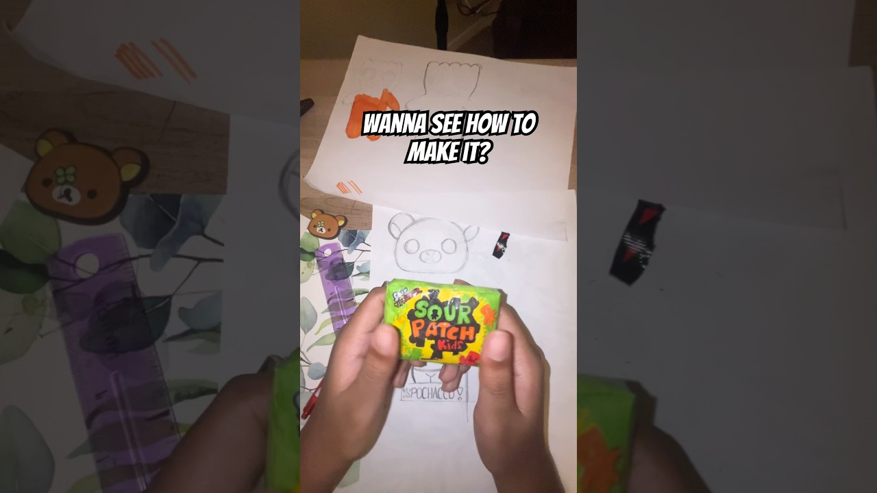 DIY Paper Candy Squishy | Cute Halloween Paper Squishy Ideas | Easy No Tape No Foam Squishy