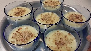 Mahalabia//Muhalabia//Custard Pudding//Arabic Dessert//TKWARAB