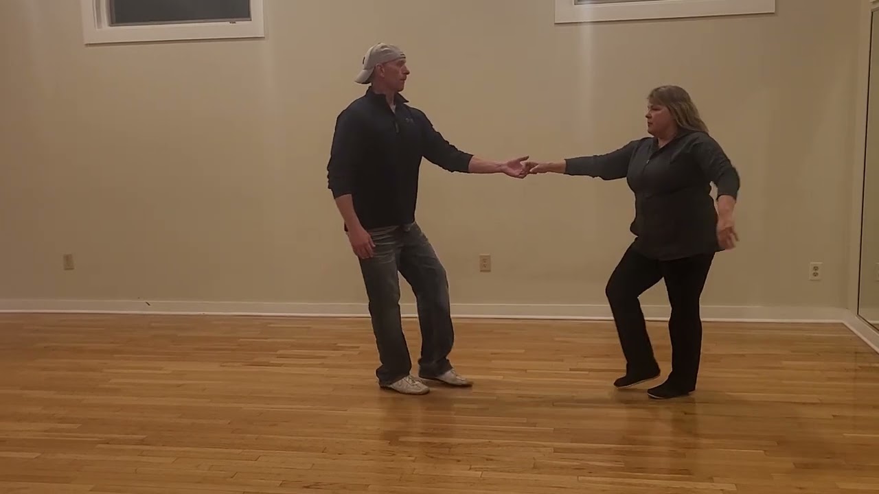 Milwaukee Rebels advanced west coast swing dance lesson hip catch variation