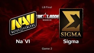 Na'Vi vs Sigma, SLTV S8 LAN Finals, LB Final, Game 2