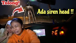 24 Jam Di Mobil pas malam Di tempat Sepi Nasya di kejar SIREN HEAD !Kencing di Celana ketakutan! screenshot 4