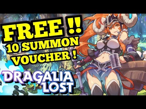 FREE 10 pull voucher + 4500 Wrymite SUMMON! : Dragalia Lost
