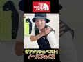 【ノースフェイス】THE NORTH FACEのギアメッシュベストが収納力抜群でキャンプにもってこい【アウトドアコーデ】#shorts #ノースフェイス #thenorthface #キャンプ