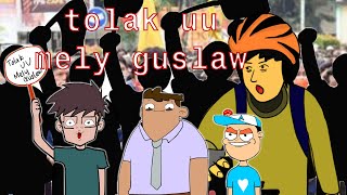 ANIMASI LUCU DEMO TOLAK UNDANG UNDANG MELLY GOESLAW