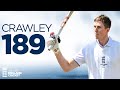 One of the great ashes hundreds  zak crawley smashes 189 off 182 balls  england v australia