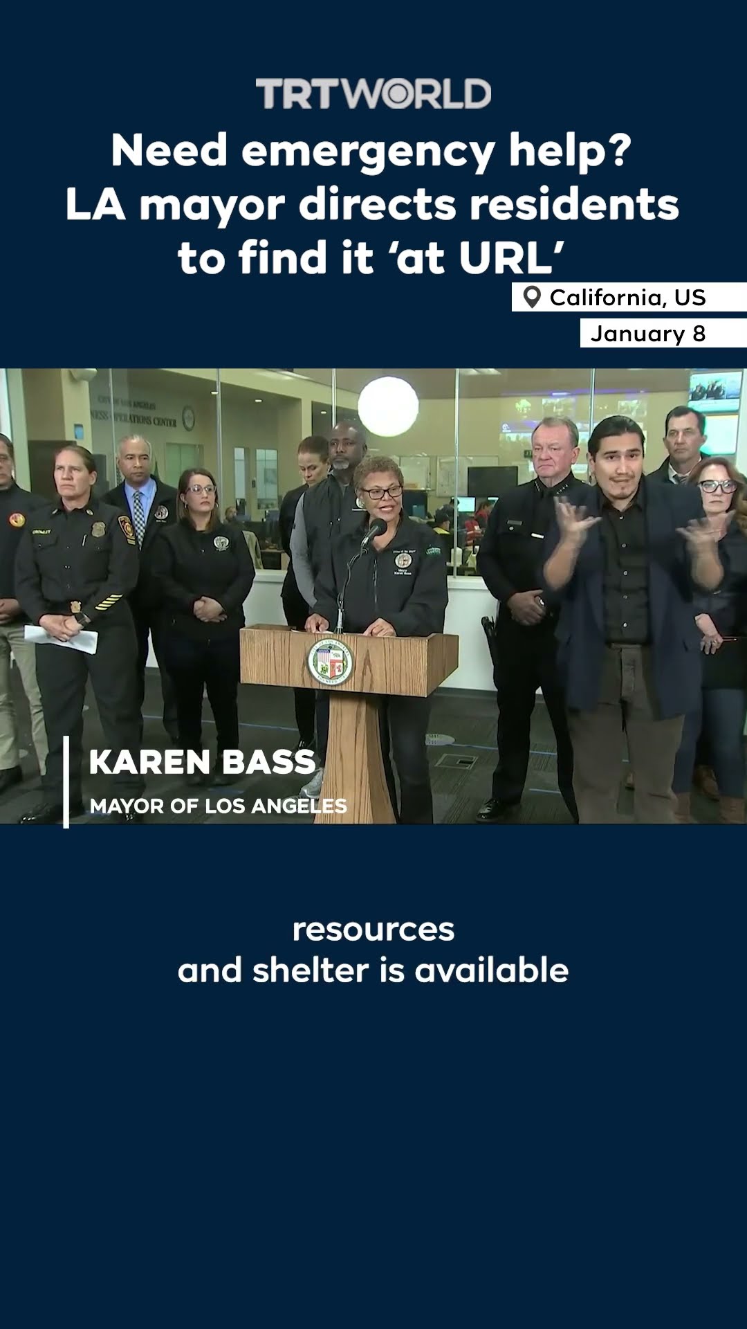 Need emergency help? LA mayor directs residents to find it ‘at URL’