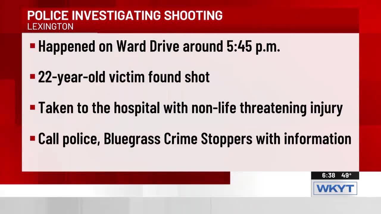 One hospitalized after Lexington shooting - YouTube