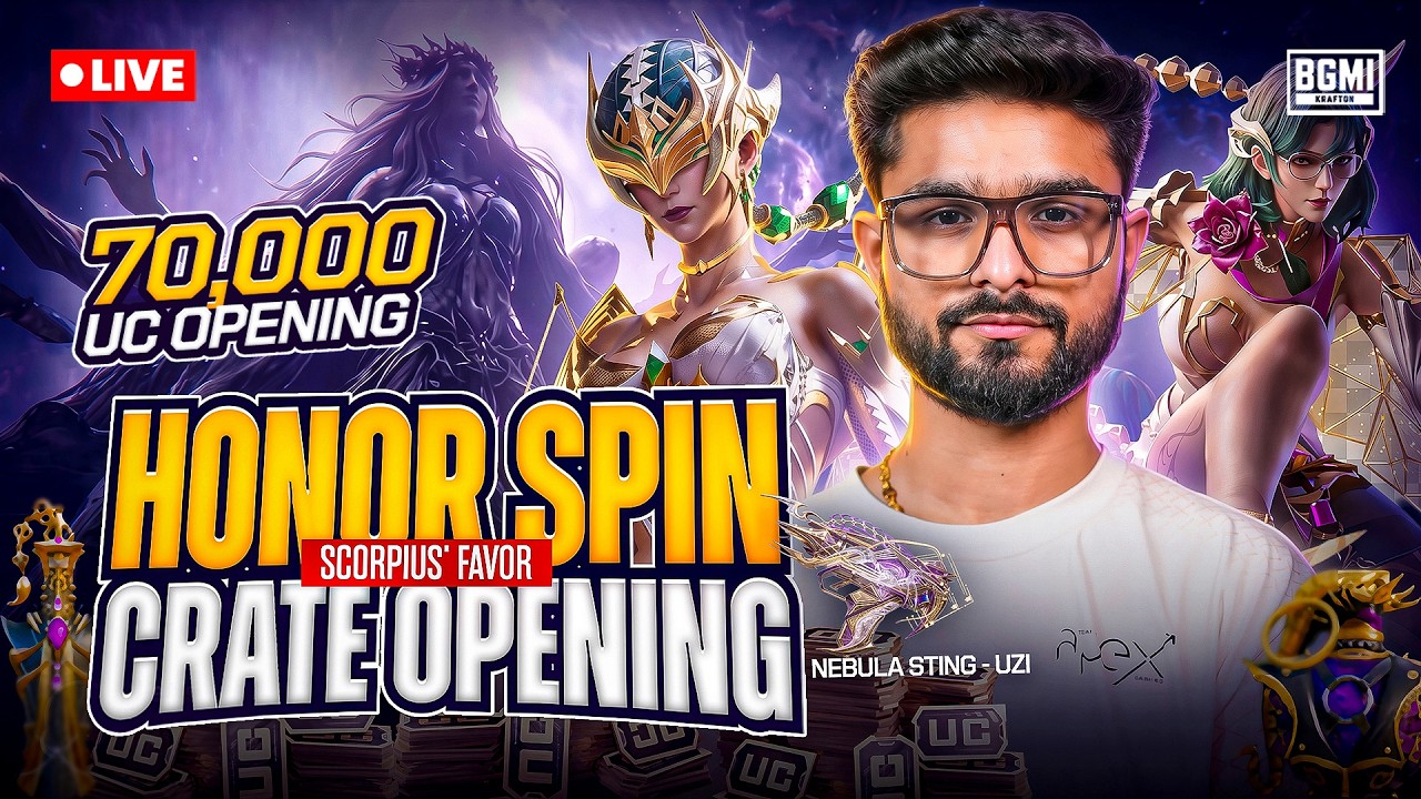 70K UC HONOR SPIN OPENING | 60 SOLO KILLS TODAY? | @LoLzZzGaming
