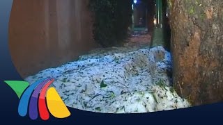 Histórica granizada azota a la Ciudad de México | Noticias