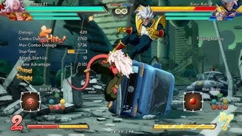 Android 21 rejump combo midscreen