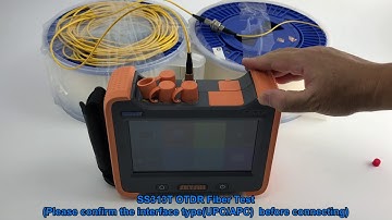 SKYSHL SS313T OTDR Fiber Test by 1310nm Demo Video