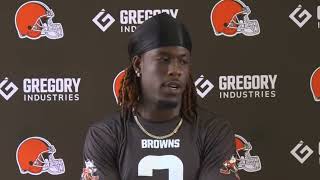 Browns WR Jerry Jeudy on Tik Tok controversy, QB competition #browns