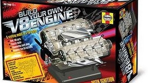 Haynes Visible Working V8 Engine with sound - demonstration