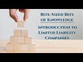 BBK BP 11: Intro to Limited Liability Companies