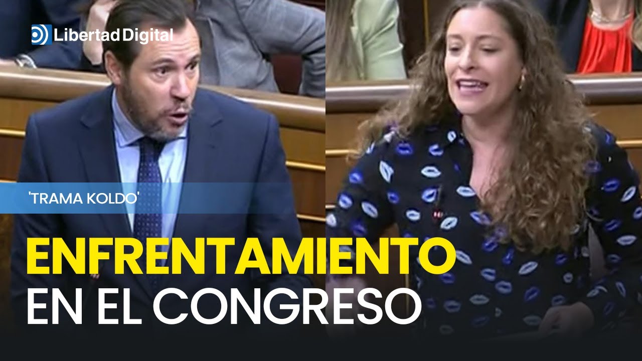 Óscar Puente y Ester Muñoz se enzarzan en el Congreso por la 'trama Koldo'