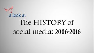 History of Social Media: 2006-2016 | The BLU Group - Advertising & Marketing