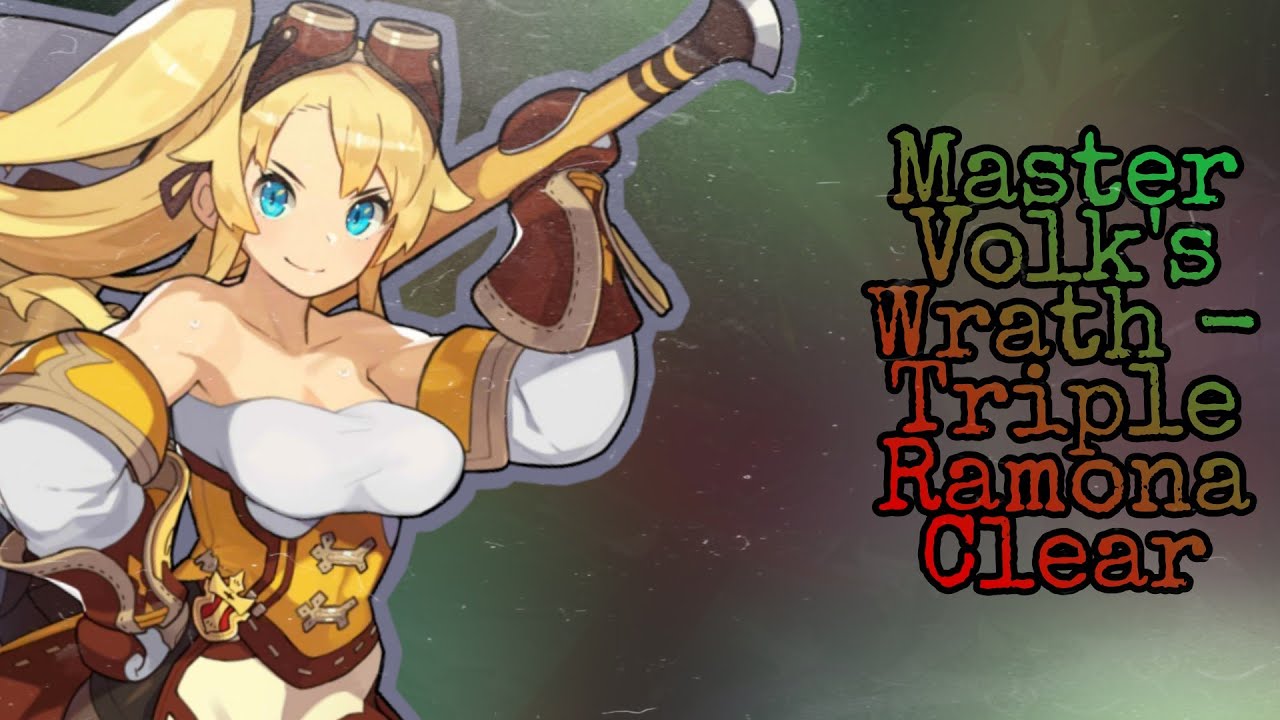 Dragalia Lost Master Volk s Wrath Triple Ramona Clear YouTube