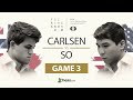 Wesley So vs. Magnus Carlsen: Fischer Random Chess Championship 2019: Game 3