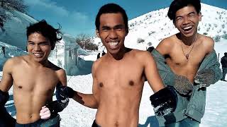 Tchu Tcha Tcha Challenge sa Snow | The cold never bother us anyway!! HAHAHA Resimi