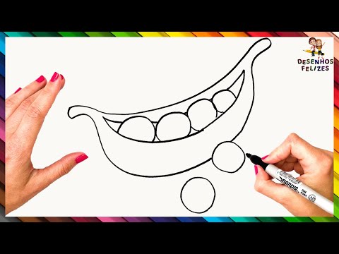 Vídeo: Como Desenhar Ervilhas