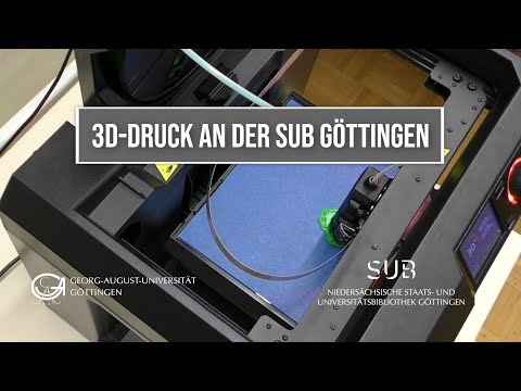 3D-Drucker an der SUB Göttingen