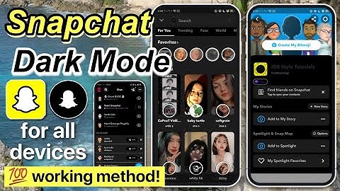How to get Dark Mode on Snapchat for all devices | 100% working!