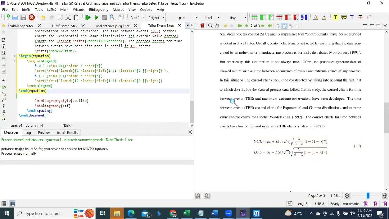 How to write equations in latex| Mathpix tool | Latex thesis writing ...