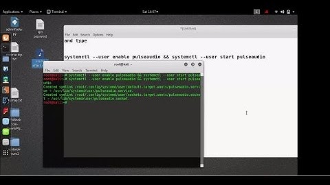 how to fix no sound | audio problem in kali linux 2016.2 root mode