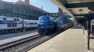 Amtrak & Metro North Hudson Line Trains @ Poughkeepsie,NY & Beacon,NY
