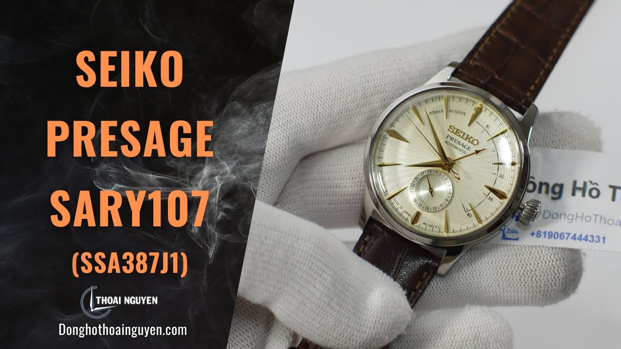 REVIEW] Đồng hồ Seiko Presage SARY107 - SSA387J1 | ThoaiNguyenJP - YouTube