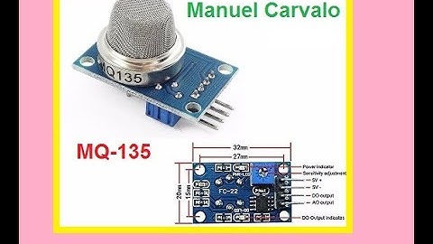 Como funciona sensor de Gas MQ 135