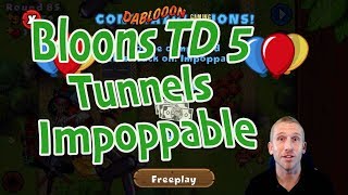 How to Beat Expert Map Impoppable Walkthrough - Tunnels Bloons TD 5