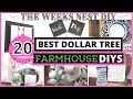 🌟20 BEST Dollar Tree DIY'S| The BEST FARMHOUSE Dollar Tree DIYS!| AMAZING & EASY Dollar Tree Crafts