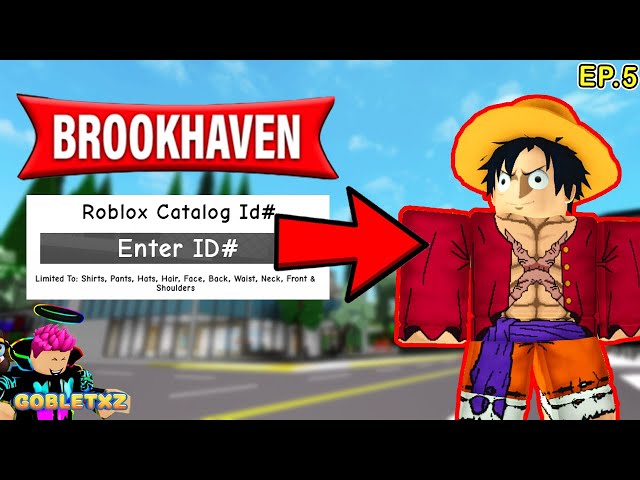 IDs de Roupas e Acessórios do Luffy #roblox - IDs de Animes 