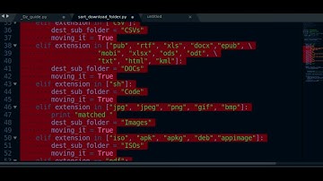 Python sort your download folder automagically