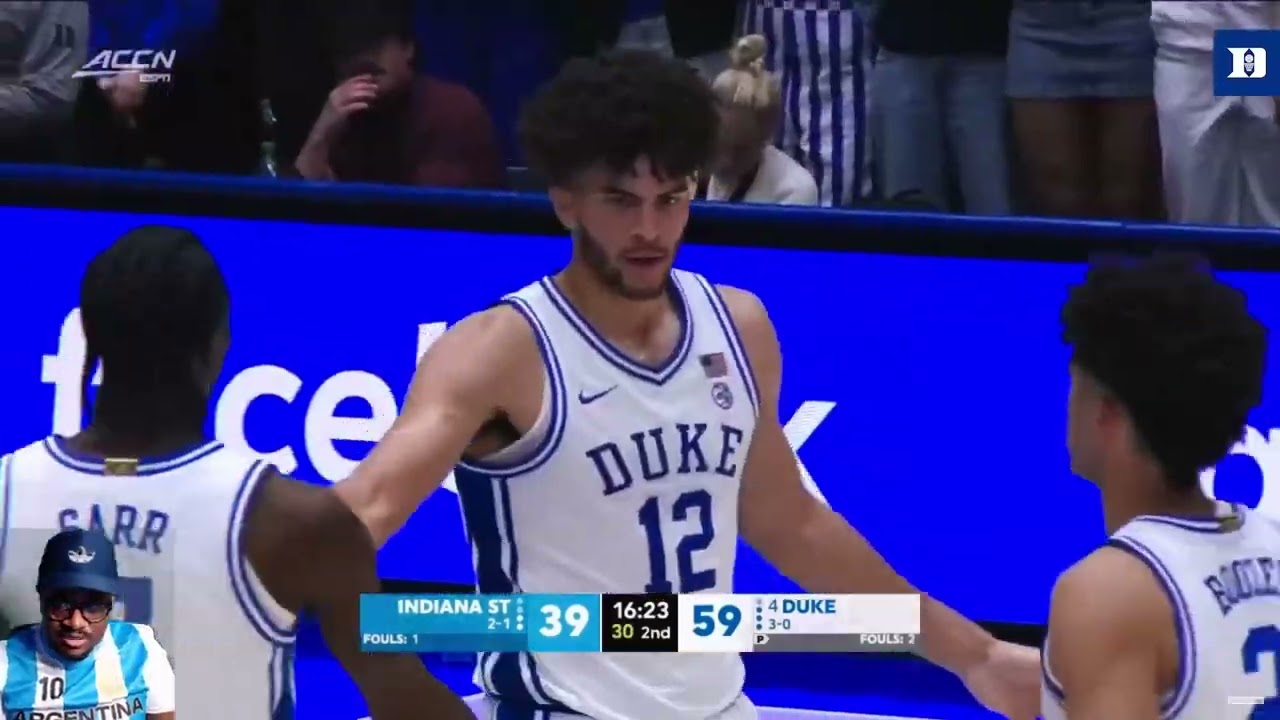 Cameron Boozer Drops 35! Duke Crushes Indiana State 100-62 | Full Highlights