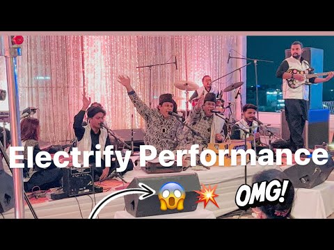 Electrify Performance By sabri Brothers Bhar Do Jholi Live Wedding Show ❤️🙏🏻🎶#sabribrothers