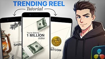 Minimal 3D Motion Graphics Reel Editing in DaVinci Resolve | Clean & Viral Style Tutorial