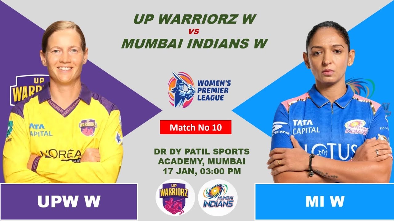 MI-W vs UPW-W Dream11 Team | MI-W vs UPW-W Dream11 Prediction | MI-W vs UPW-W Match Prediction |