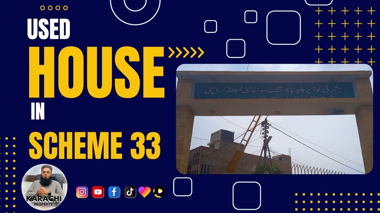 Used House for Sale in Mashriqi Cooperative Housing Society YouTube