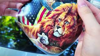 How to Put On Lion Family with Jesus Cross Car Decal Waterproof Vinyl Sticker