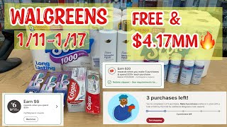 Walgreens Haul || 1/11-1/17 || All FREE & $4.17 MM!🔥