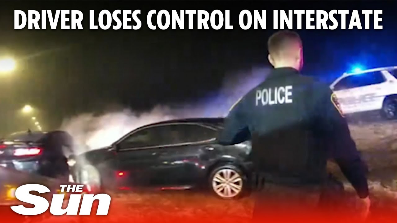 DUI suspect arrested after nearly SMASHING into police officers on Ohio ...
