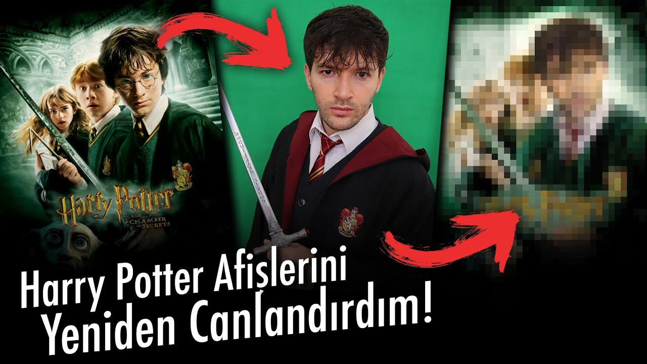 Harry Potter Afişlerini Yeniden Canlandırdım!