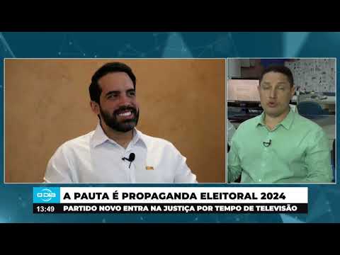 Partido Novo entra na Justiça para pedir tempo de televisão 28 08 2024