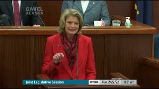 Famous Senator Murkowski Address to the Alaska State Legislature Net Worth