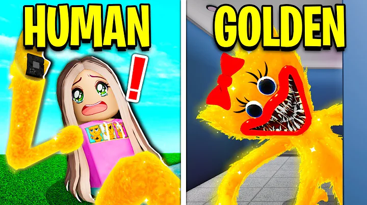 From HUMAN To GOLDEN KISSY Story In Roblox!
